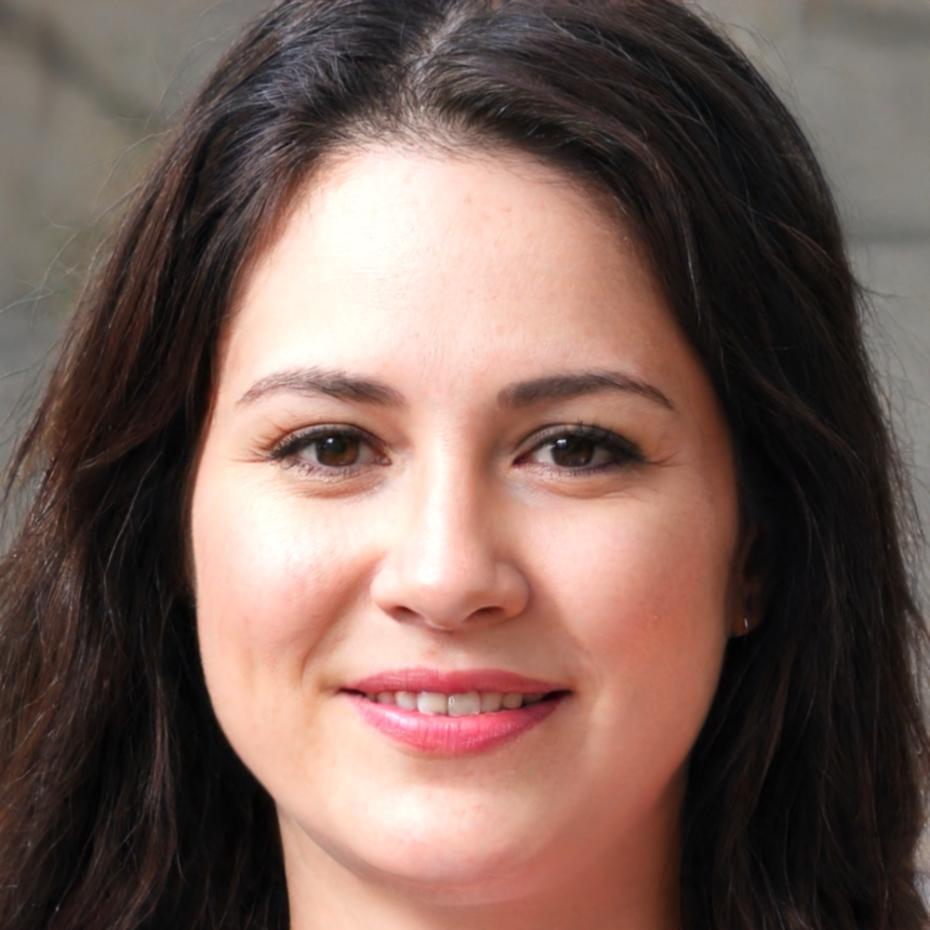 Katharina Voss erklärt Risikomanagement am Laptop